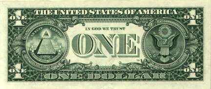 Dollar Bill Inflated Mark