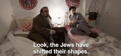 borat afraid  jews