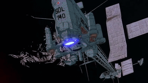 Orbiting Laser Satellite