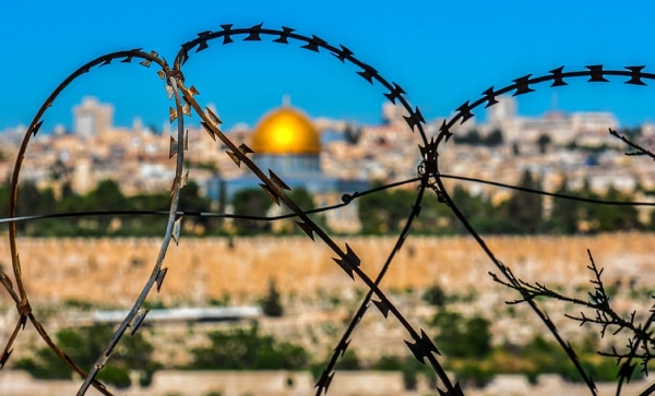 razore wire israel temple mount