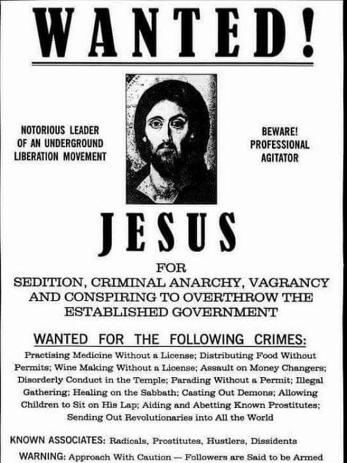 jesus wanted