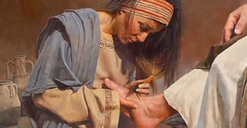 jesus feet hair